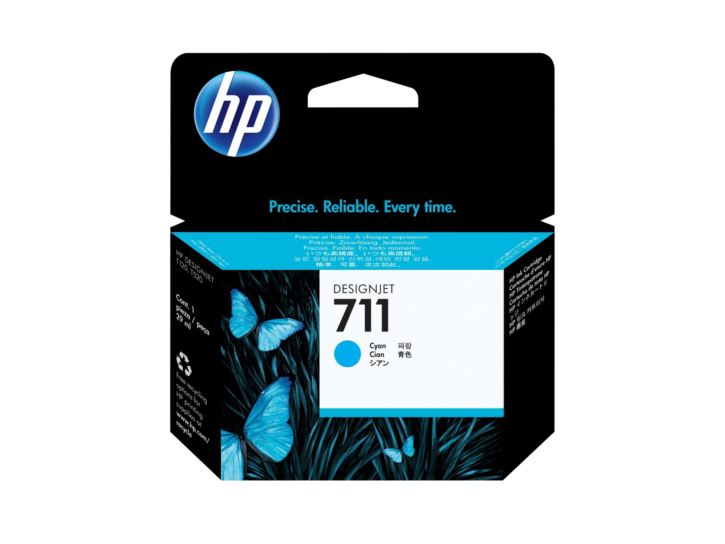 CARTUCHO DE TINTA HP 711 CYAN 29ML (CZ130AL) T120/T520